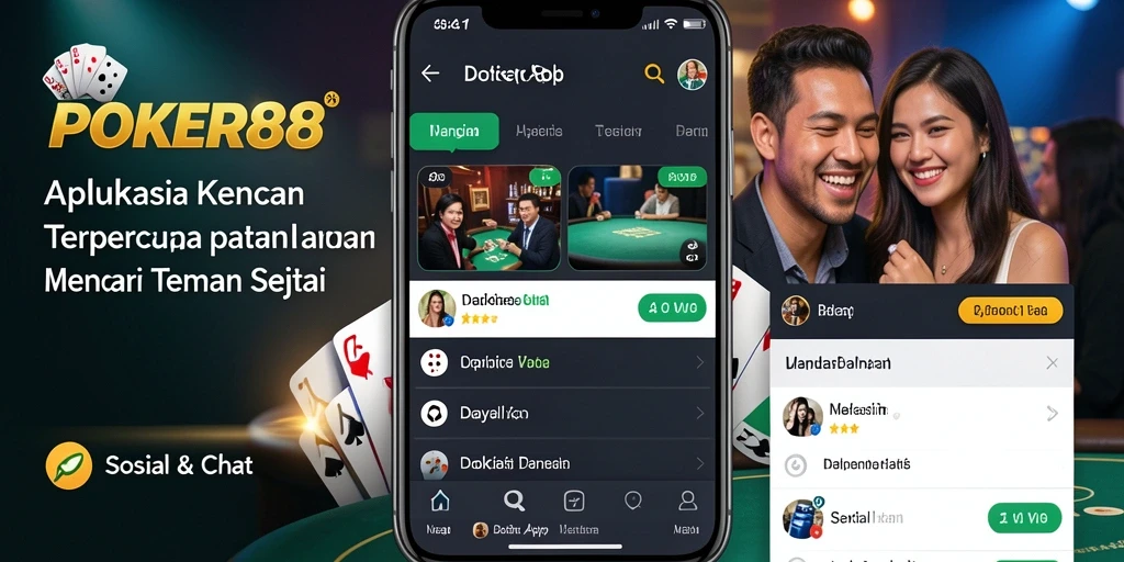 Tampilan antarmuka POKER88 yang intuitif dan menarik untuk pengguna Dating App.