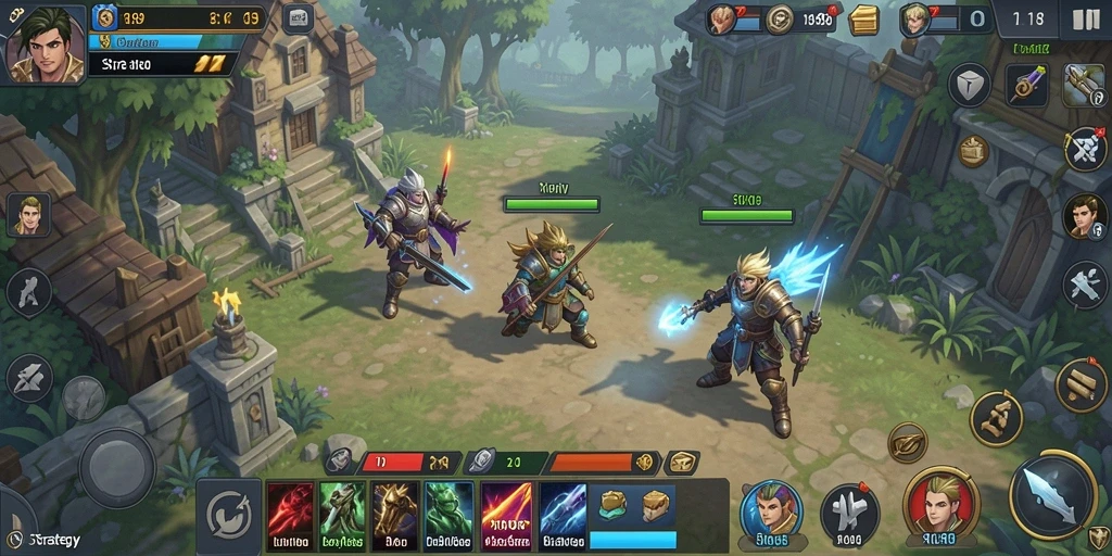 Antarmuka menarik dari game Strategy TOPI189.