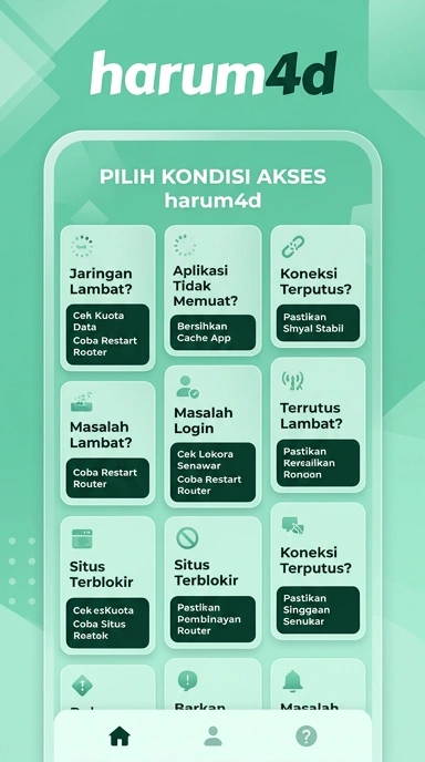 Tampilan link alternatif harum4d